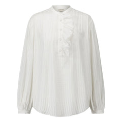 Laurence Bras - Blusa de algodón Fava | Blanca