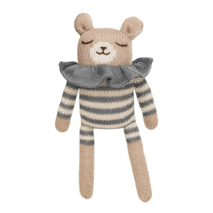 Main Sauvage - Peluche Oso - Mono Rayas | Azul