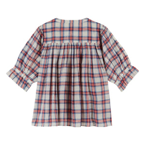 Emile et Ida - Blusa de cuadros de algodón Khadi | Roja