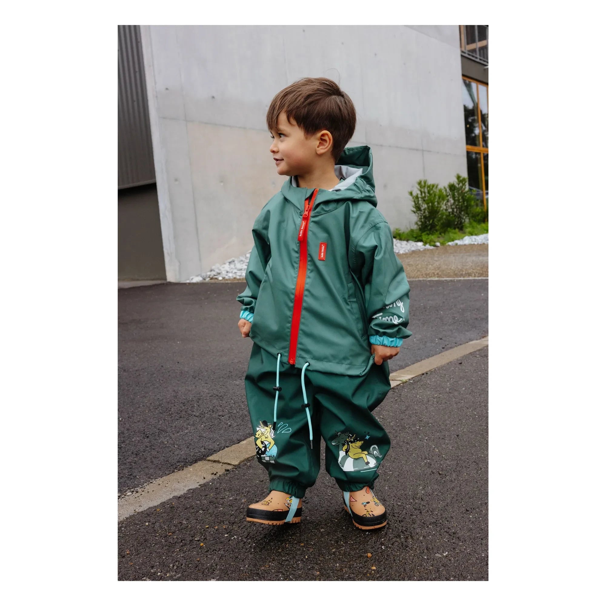 Hello Hossy - Chaqueta impermeable | Verde
