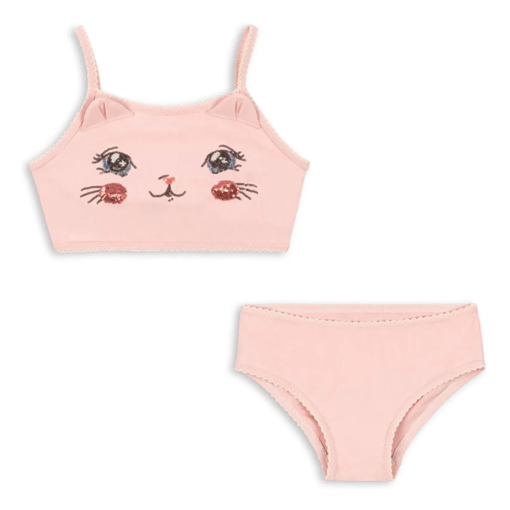 Konges Sløjd - Bañador Kitty de Fibra Reciclada | Rosa