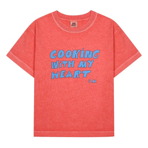 Jelly Mallow - Cooking With My Heart Camiseta | Rojo