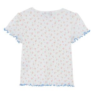 Tartine et Chocolat - Pijama corto estampado floral | Crudo