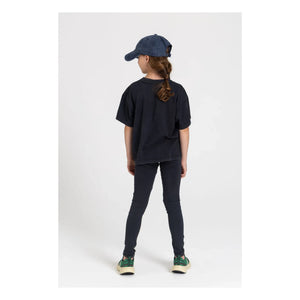 Smallable Kid - Mallas de algodón orgánico Lou | Negro