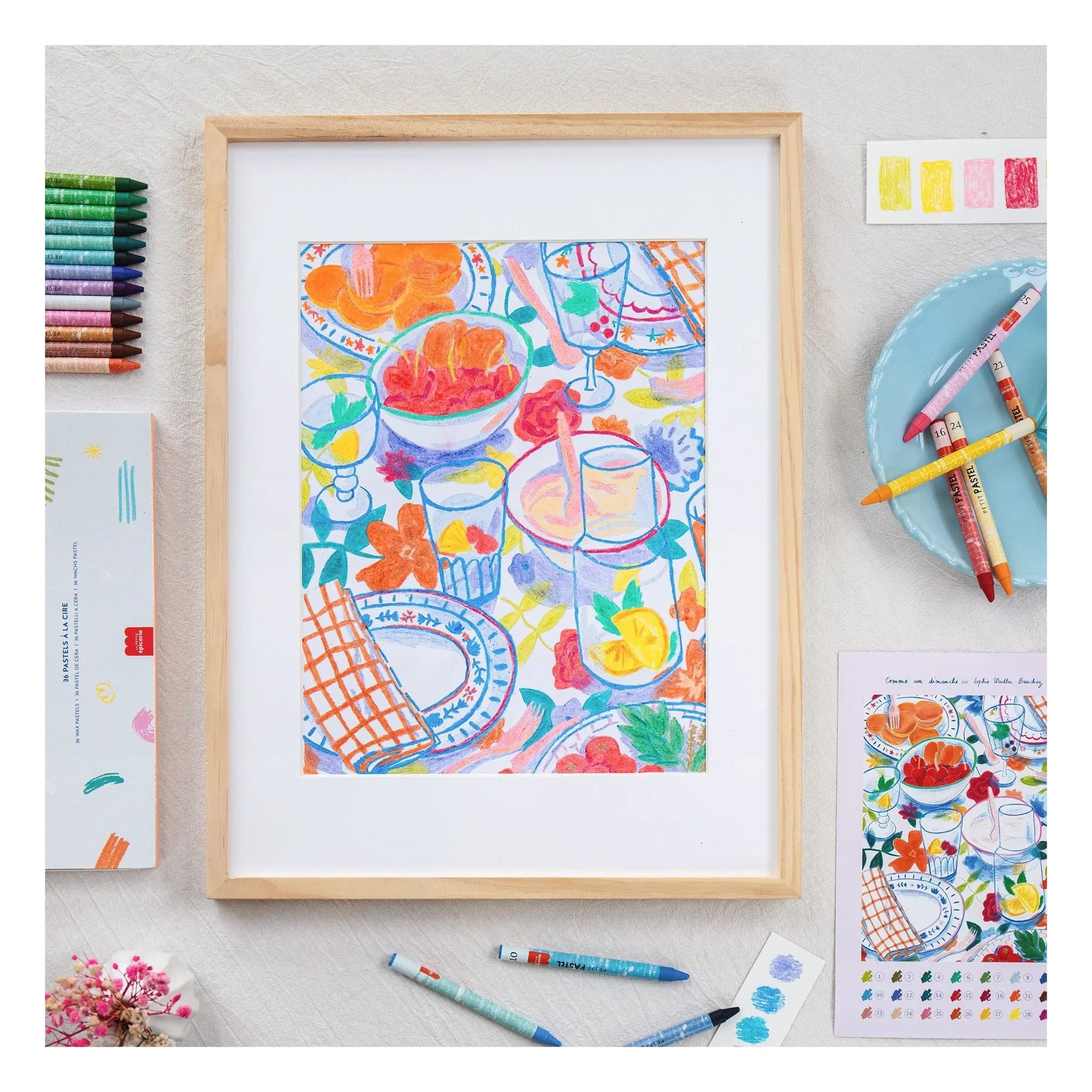 La Petite Épicerie - Set de pastel numerado - Comme un Dimanche