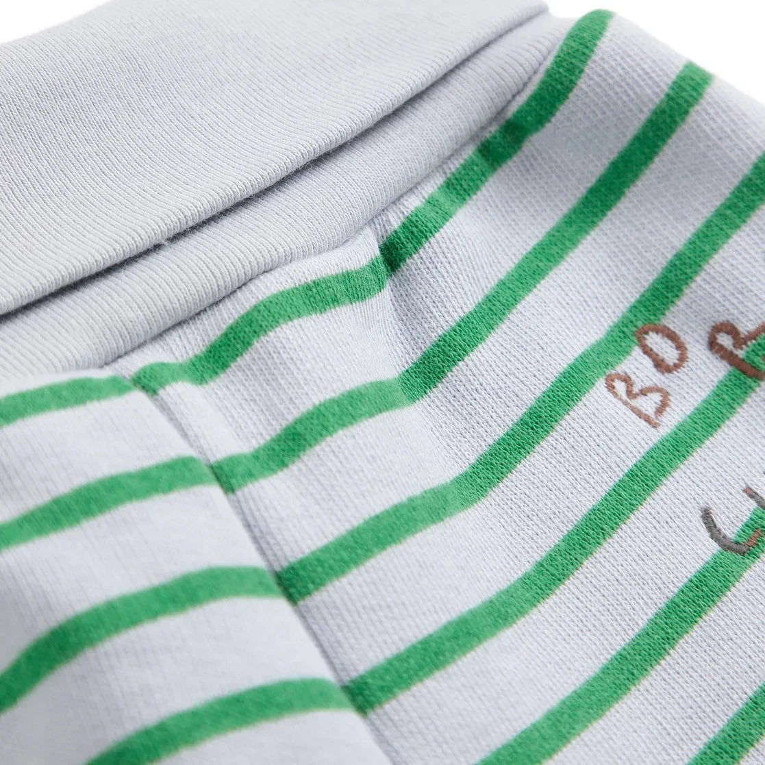 Bobo Choses - Pantalón deportivo de algodón orgánico a rayas Bobo Choses | Gris