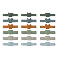 Liewood - Çok Amaçlı Klipsler - 18'li Set | Verdigris