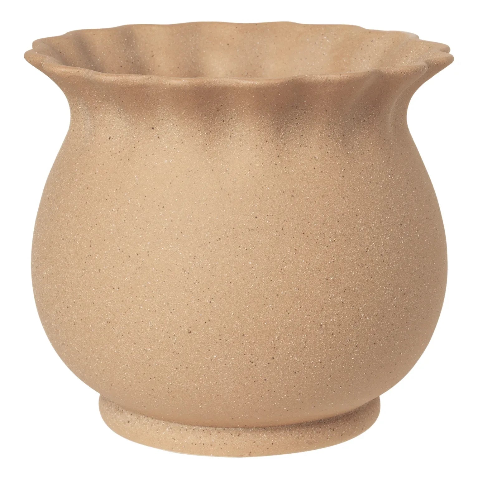 Broste Copenhagen - Maceta de cerámica Alexa | Arena