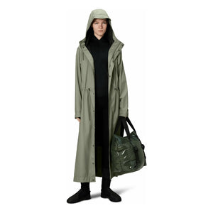 Rains - Bold W3 Abrigo Largo | Verde claro