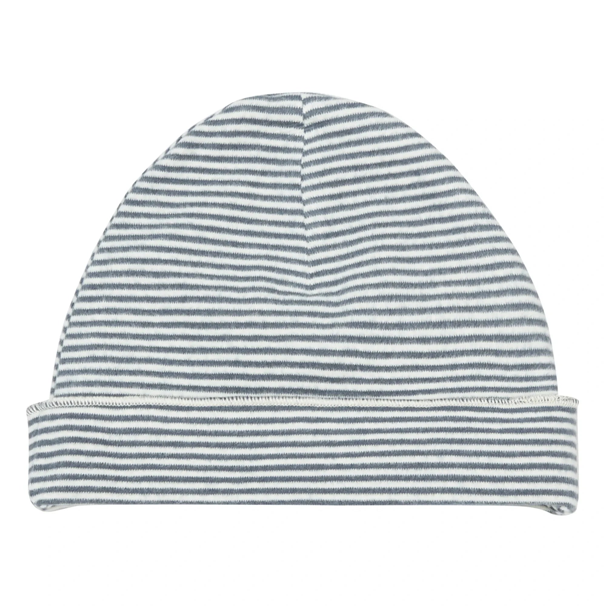 Gray Label - Gorro de algodón orgánico para bebé | Azul marino