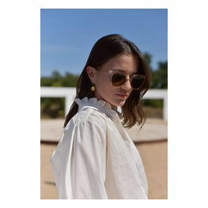 Marlot Paris - Blusa Dahlia Seersucker - Colección Mujer | Crudo