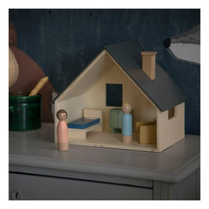 Sebra - Casa de muñecas de madera y accesorios