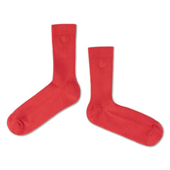 Repose AMS - Calcetines lisos | Rojo