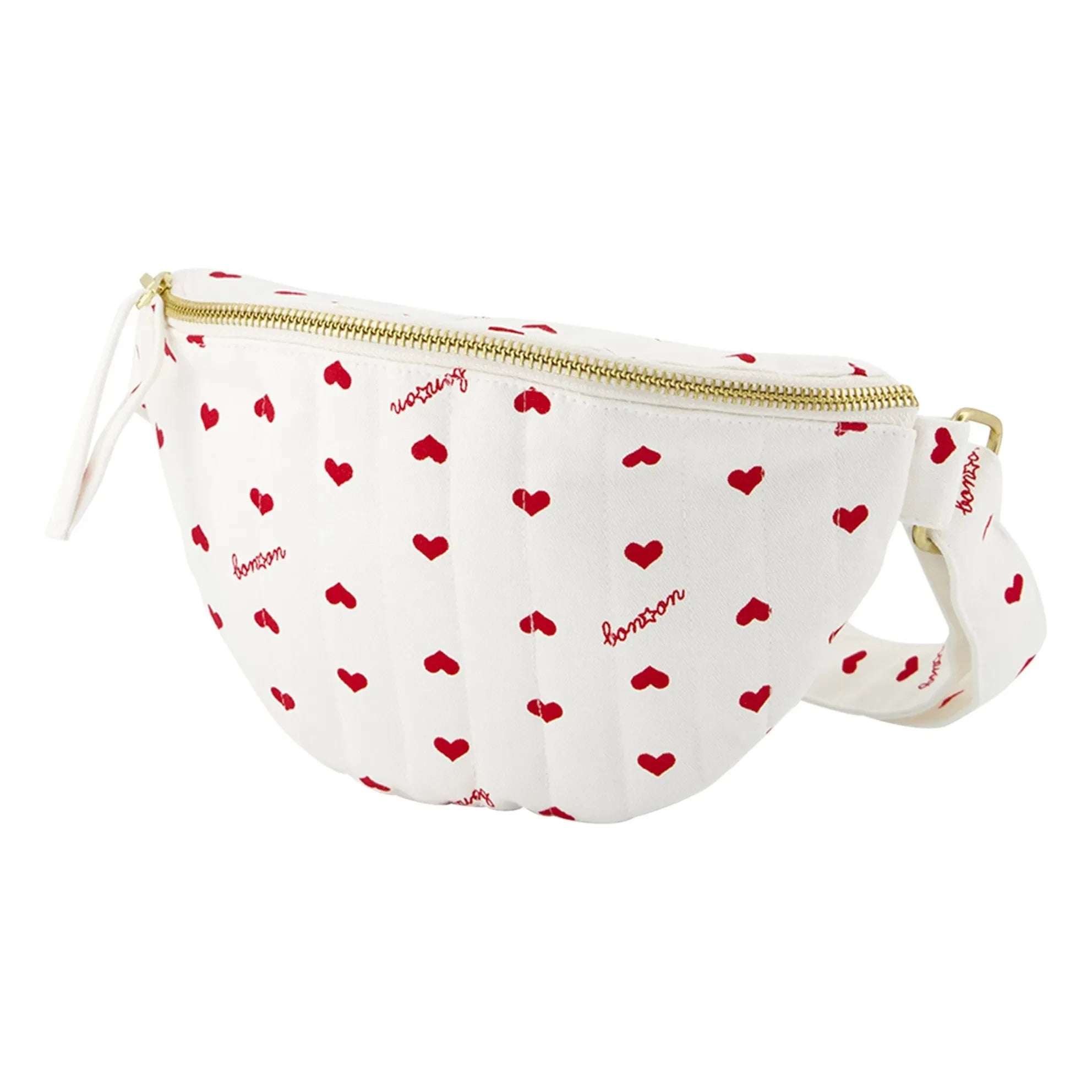 Bonton - Riñonera con diseño de corazón | Crudo