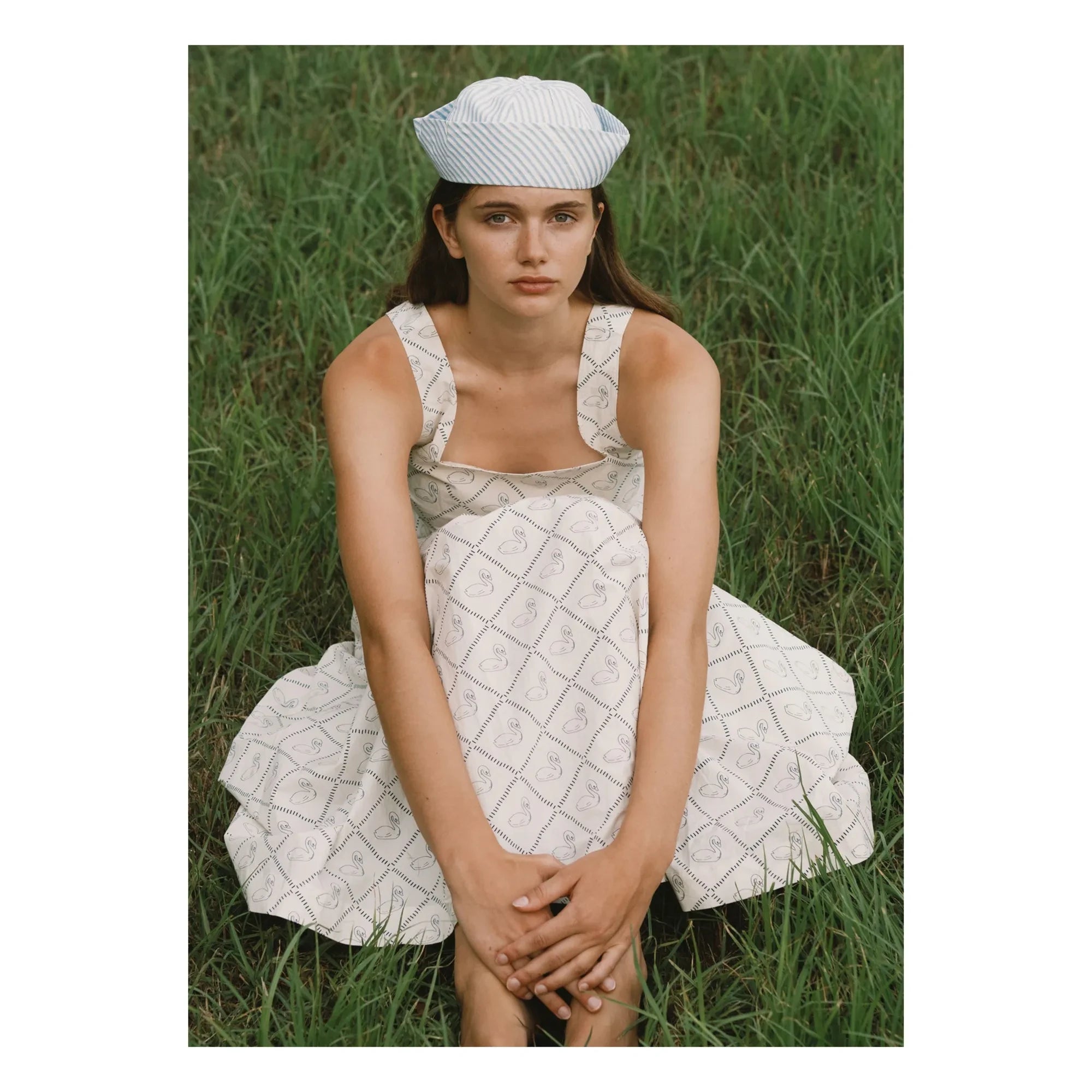 The Tiny Big Sister - Falda Cisne Algodón | Beige