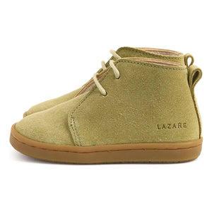 Lazare - Zapatillas de cordones de ante Raoul | Verde almendra