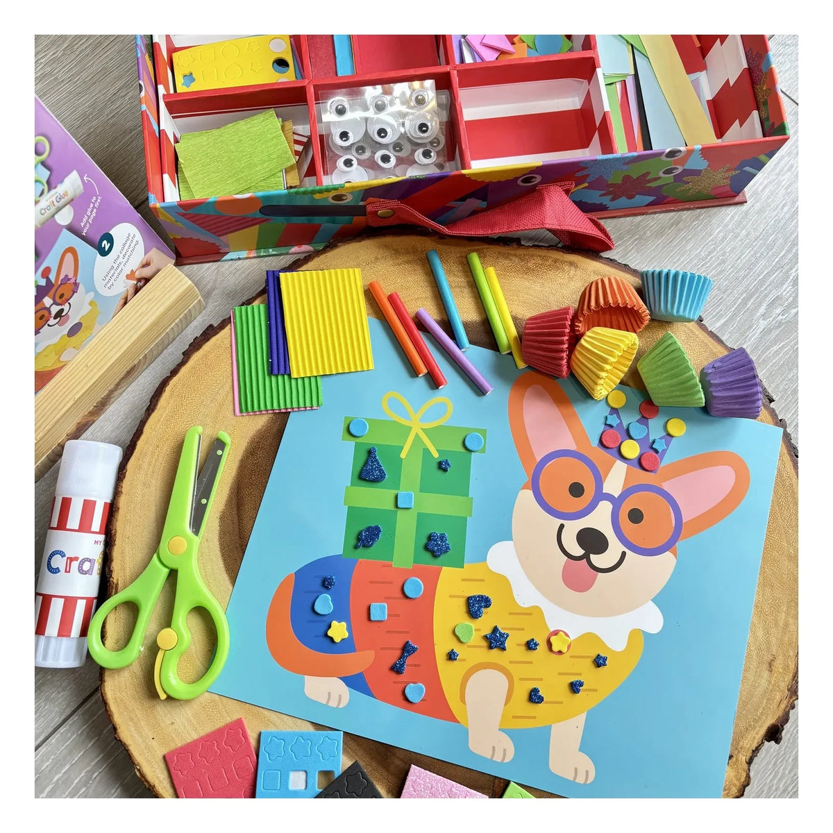 My Creative Box - Kit de collage creativo - Carnaval de animales