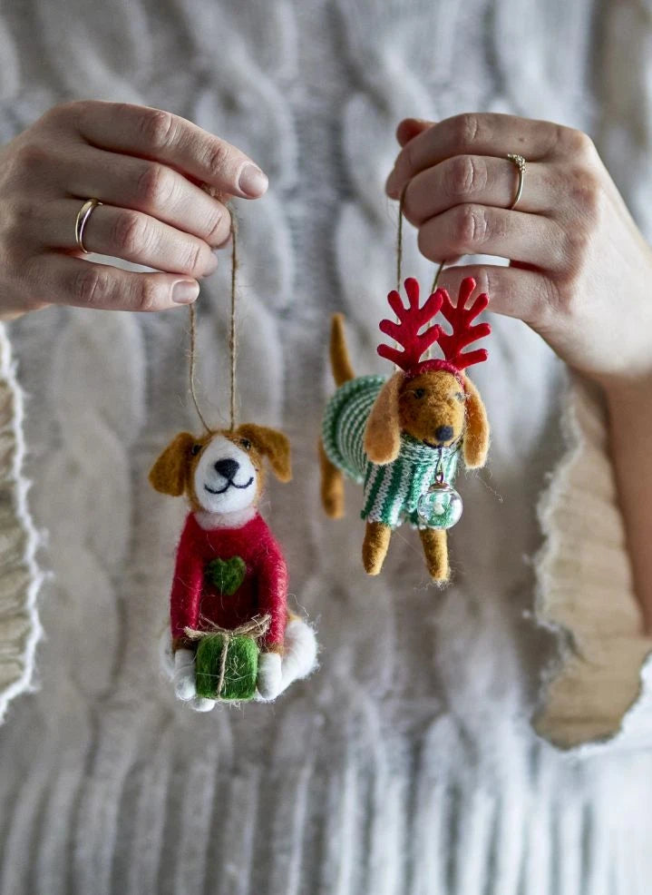 Bloomingville - Monty Decoraciones de Noel - Set de 2