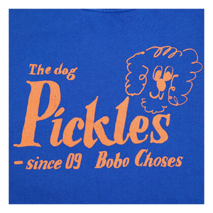 Bobo Choses - Sudadera de algodón orgánico The Dog Pickles | Azul real