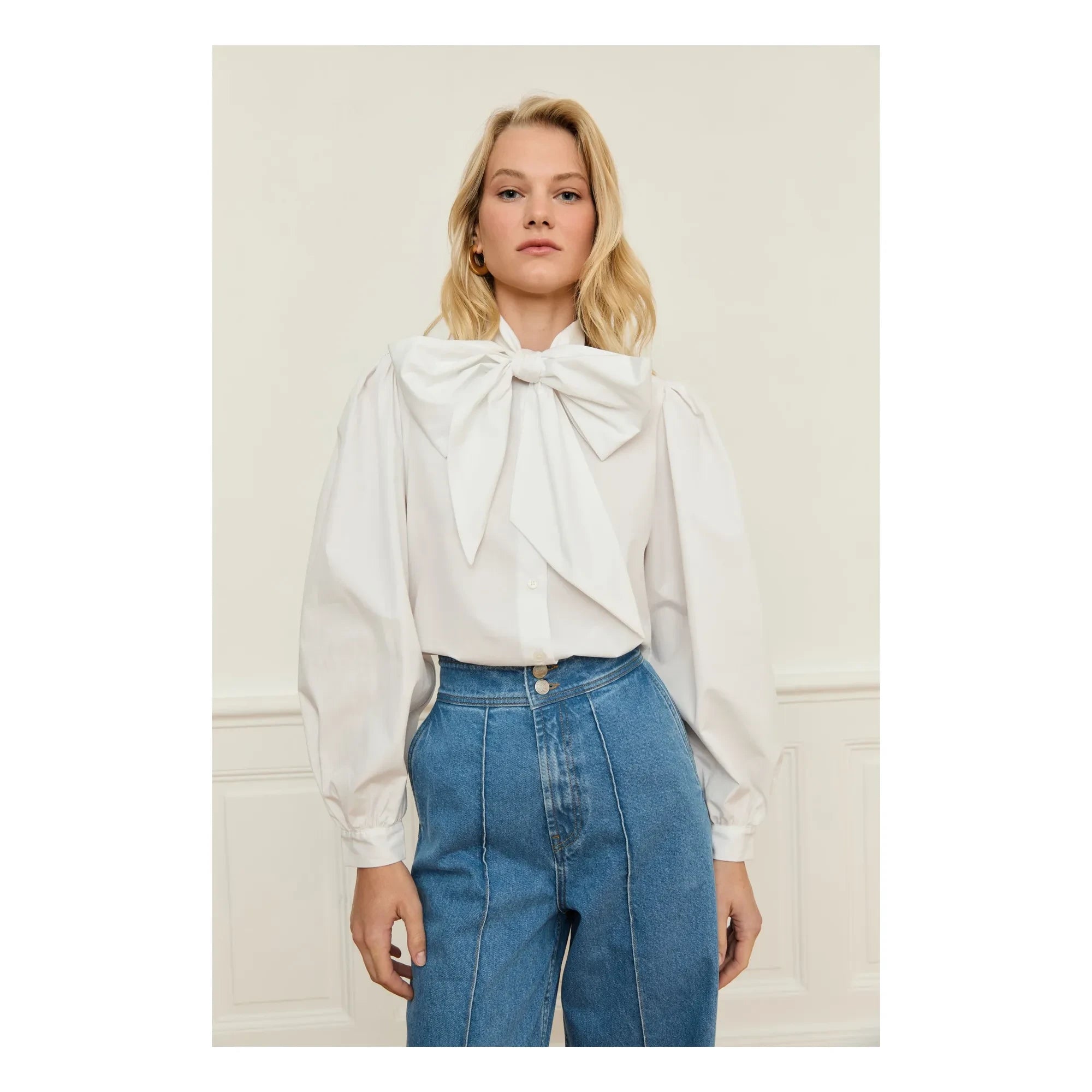 Maria de la Orden - Blusa de cuento de hadas | Blanco
