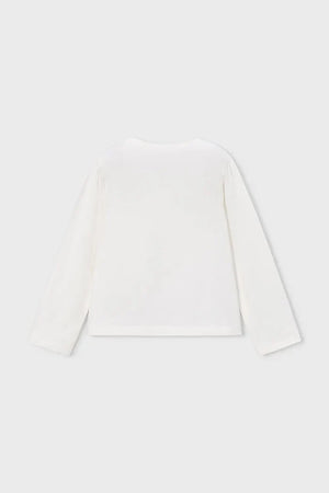 Blusa de manga larga de algodón para niños Mayoral
