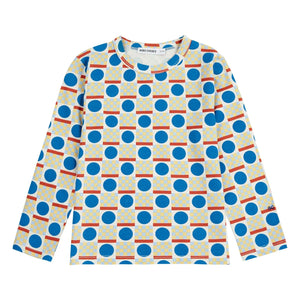 Bobo Choses - Camiseta geométrica de algodón orgánico | Crudo