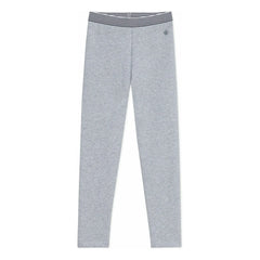 Petit Bateau - Jegging Elástico | Gris Mélange