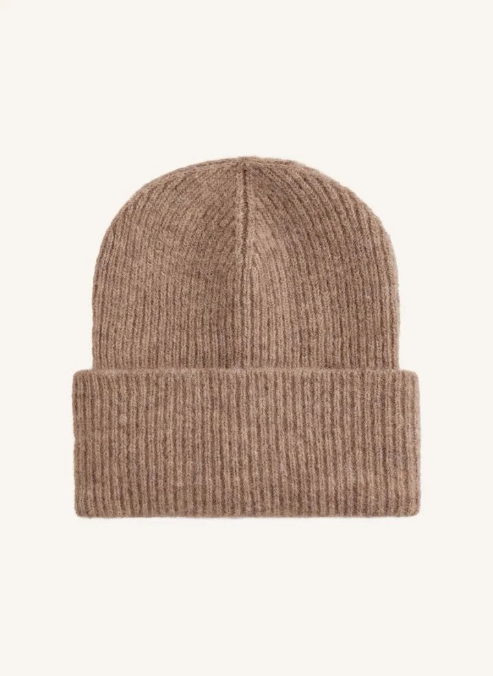 Homecore - Gorro de lana para bebé color topo marrón