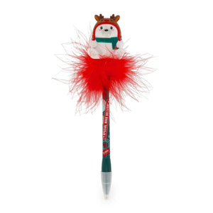 Legami - Bolígrafo Navideño con Oso Polar Iluminado - Escribir es Magia