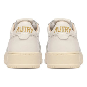 Autry - Zapatillas bajas Medalist de piel perforada | Crema