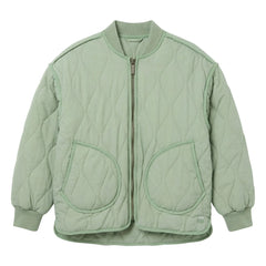 Hundred Pieces - Chaqueta bomber acolchada arrugada | Salvia