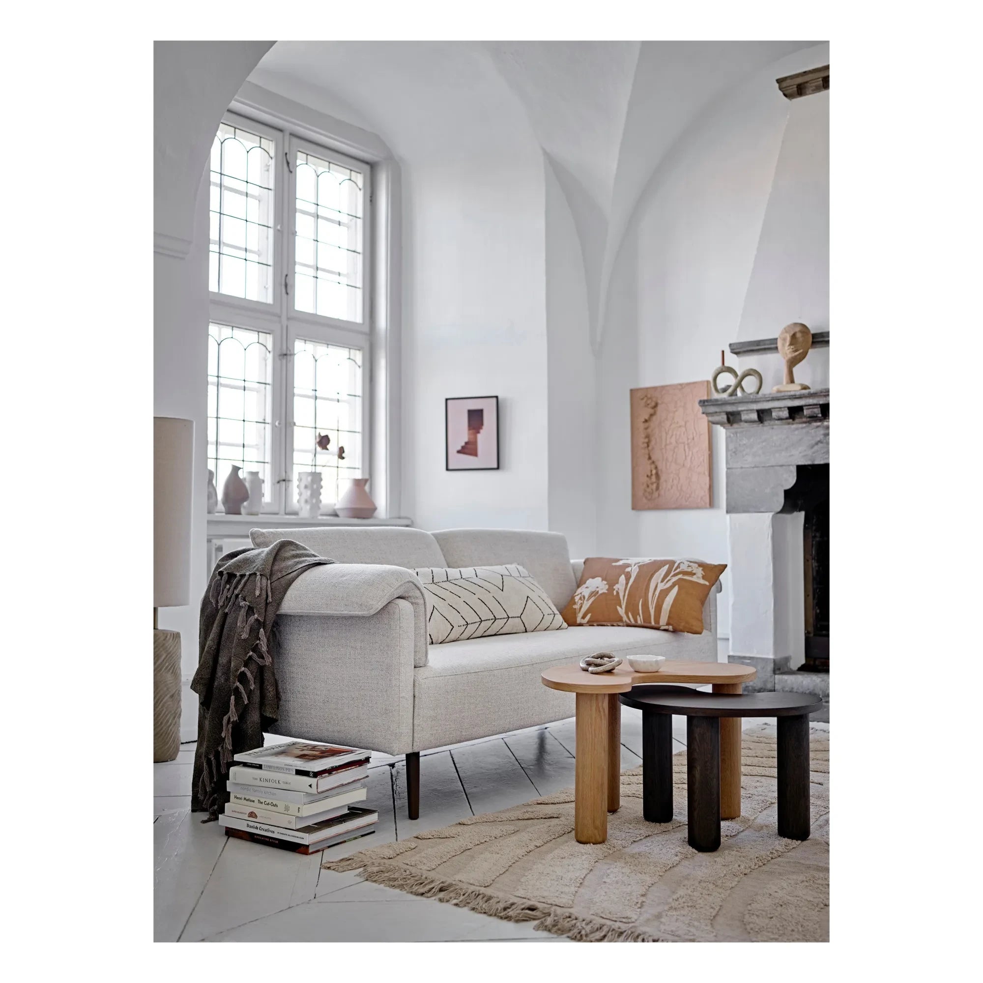 Bloomingville - Mesa auxiliar Luppa | Madera oscura
