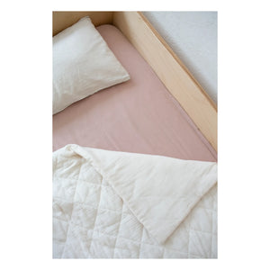 Soft Spot - Sábana bajera de algodón orgánico | Rosa