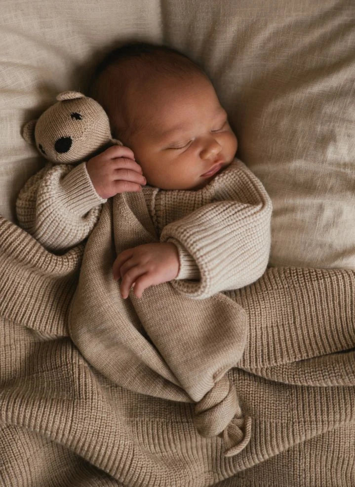 Hvid - Tokki Oso de peluche de lana merino | Arena