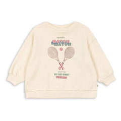 Konges Sløjd - Sudadera Loupy Match de algodón orgánico | Crema