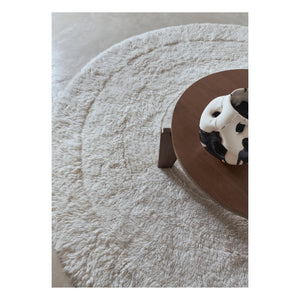 Lorena Canals - Alfombra redonda Arctic Circle 250x250 cm | Blanca