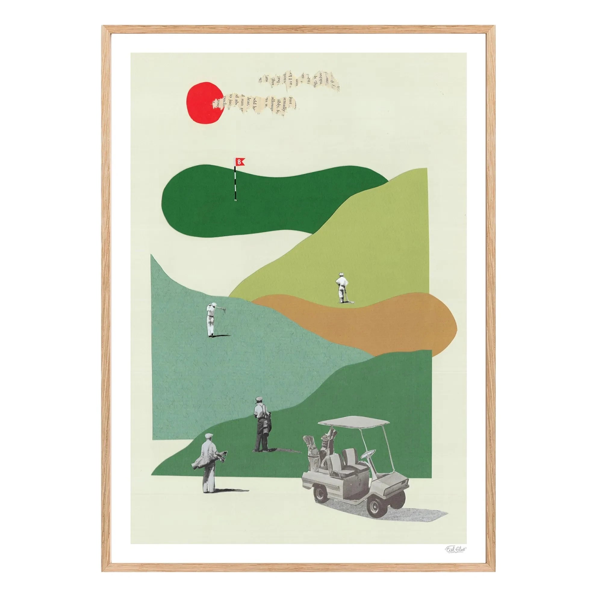Ciel Glue - Cartel de calle de Fairway | Verde