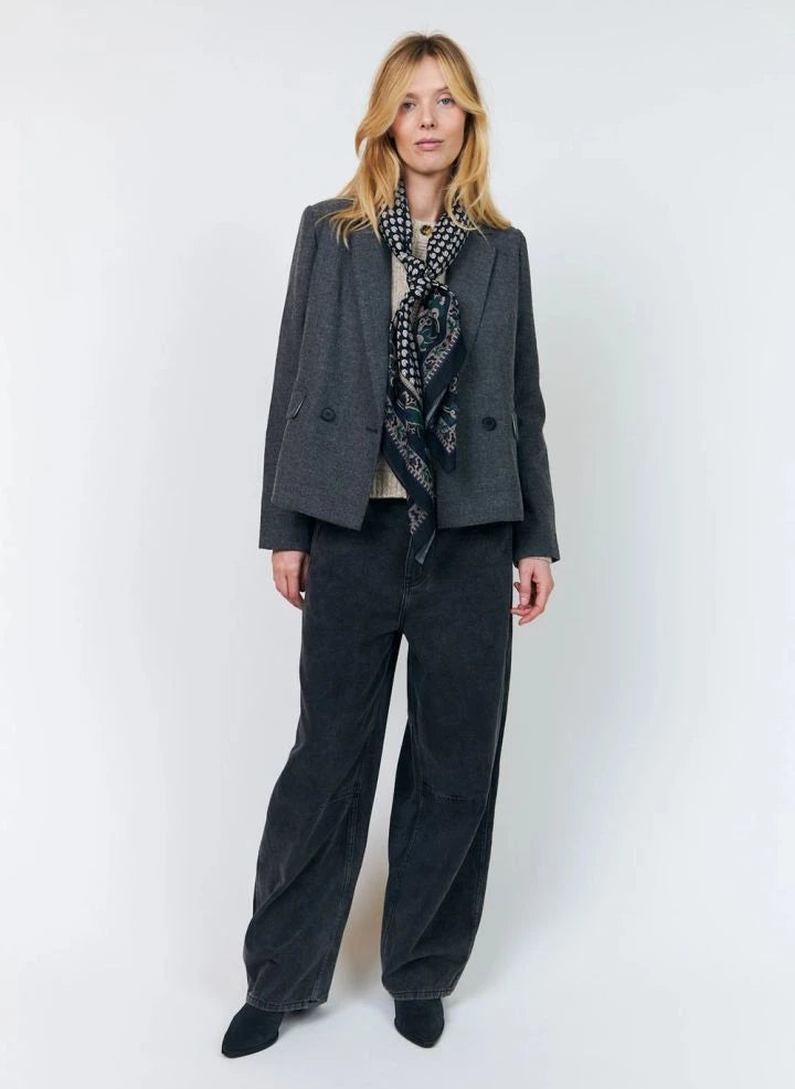 Lollys Laundry - Blazer Antonella de lana | Gris