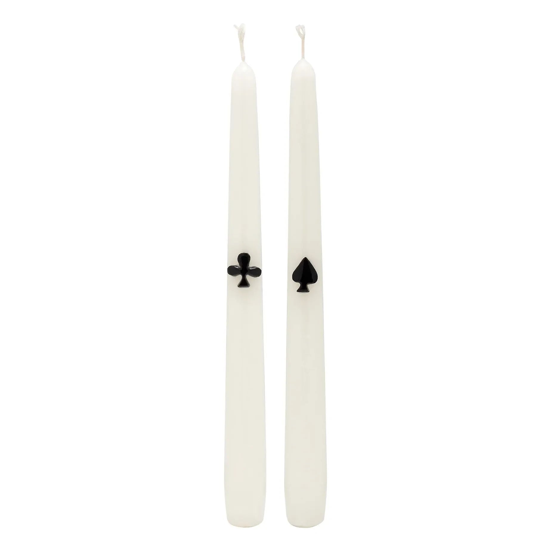 Anna + Nina - Play Your Cards Velas - Juego de 2 | Negro