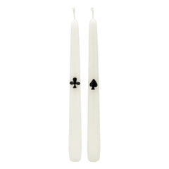 Anna + Nina - Play Your Cards Velas - Juego de 2 | Negro