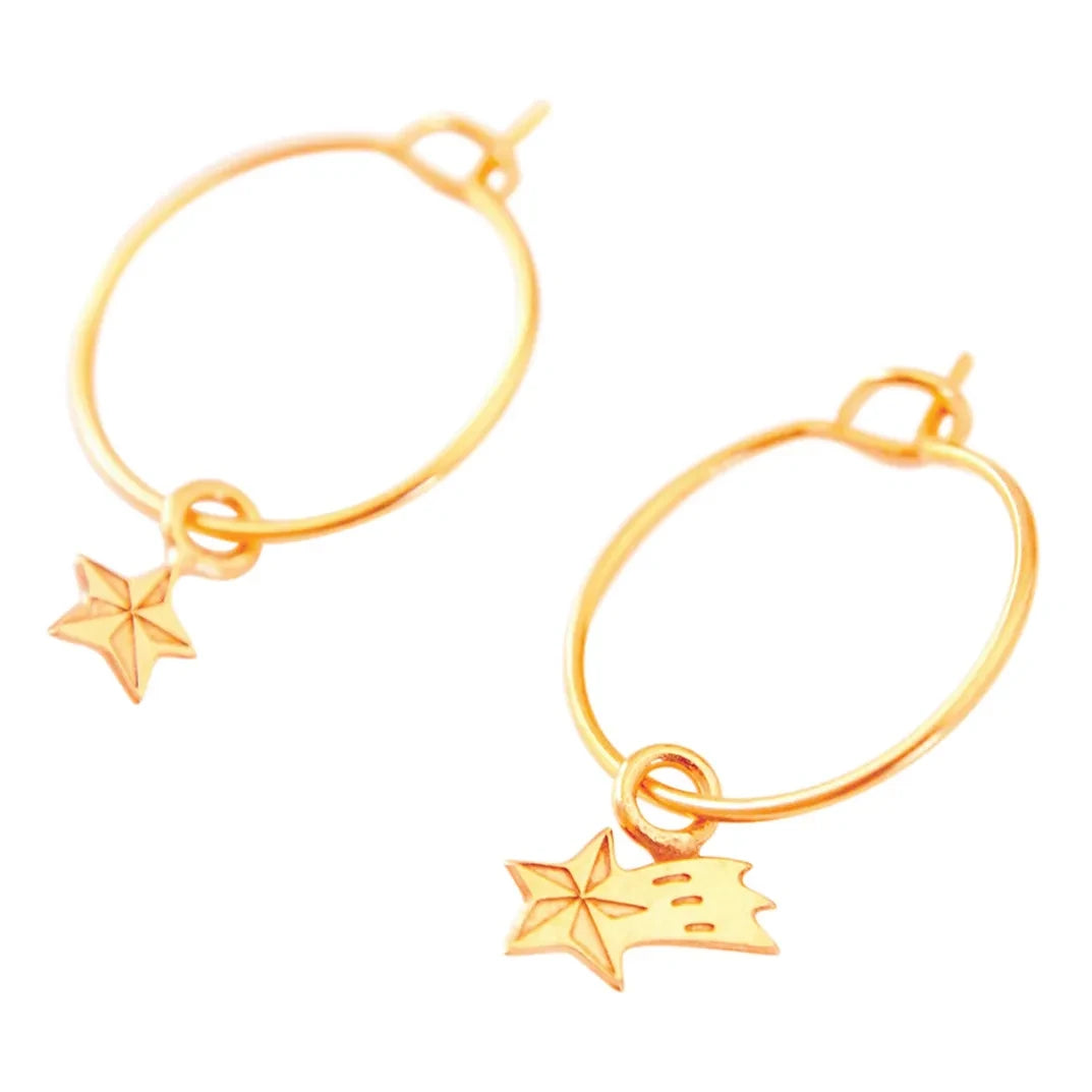 Adorabili - Pendientes asimétricos Etoile Filante | Oro