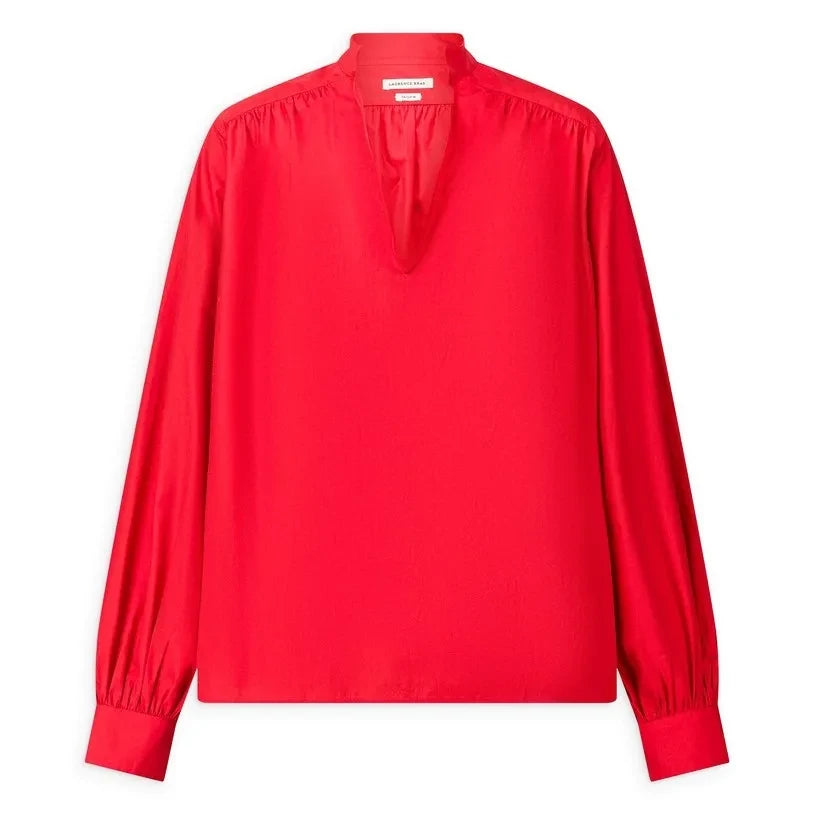Laurence Bras - Juulivo blusa de algodón | Rojo