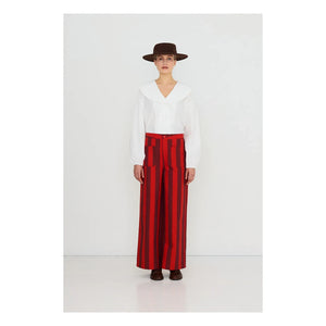 The Tiny Big Sister - Camisa de algodón con doble botón | Blanco