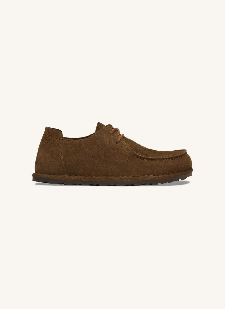 BIRKENSTOCK - Utti Mocasín de ante con detalle de encaje | Marrón claro