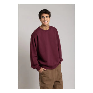Smallable Man - Sudadera de algodón orgánico | Berenjena