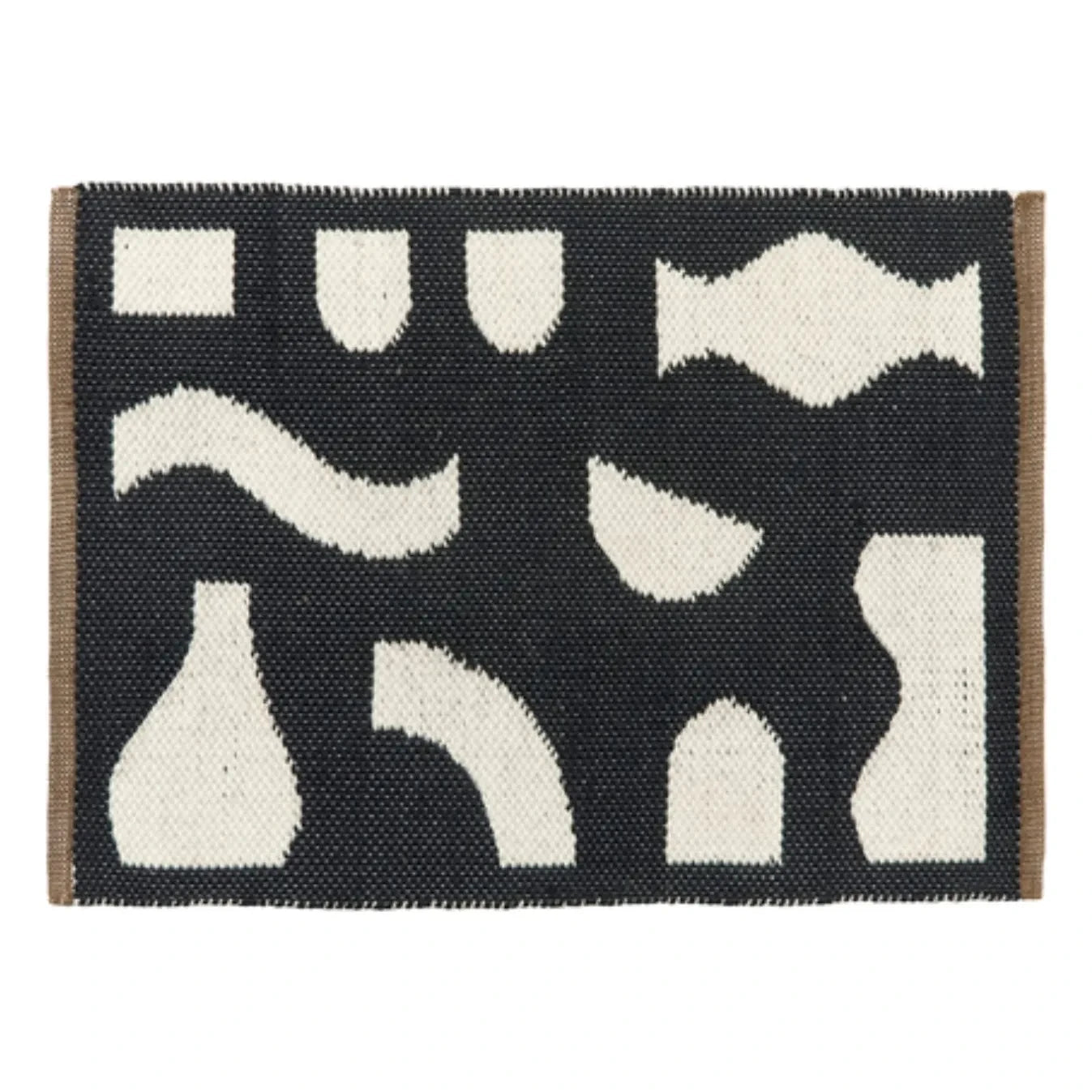 Broste Copenhagen - Felpudo Ceres PET | Negro