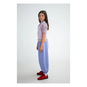 Repose AMS - Jogger con Logo Grande de Algodón Orgánico | Lila