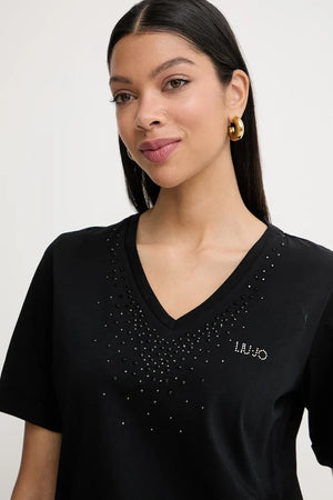Camiseta de algodón para mujer Liu Jo