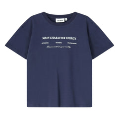 Cos I Said So - Camiseta de algodón orgánico del personaje principal | Azul marino