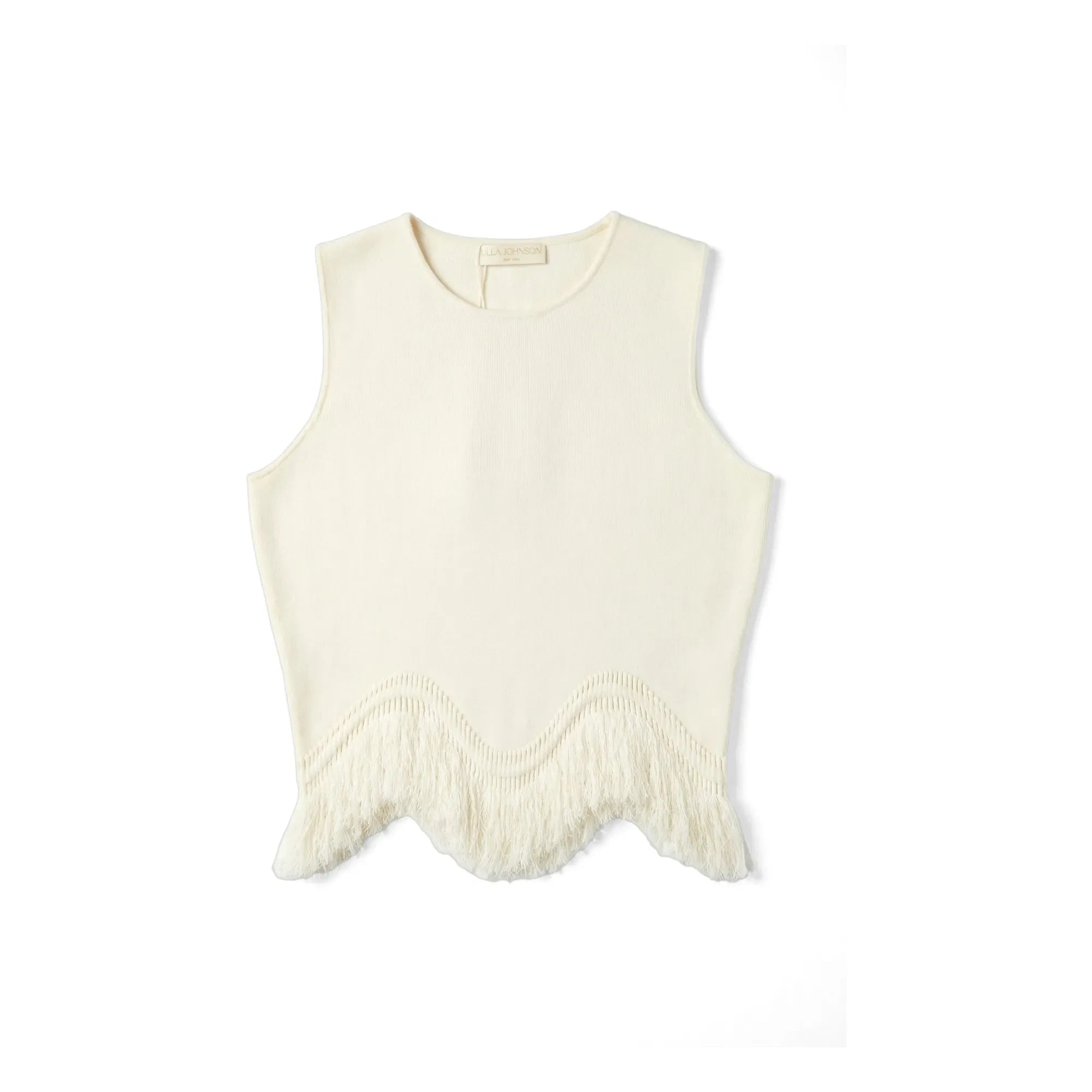 Ulla Johnson - Top Koa con borlas | Crudo